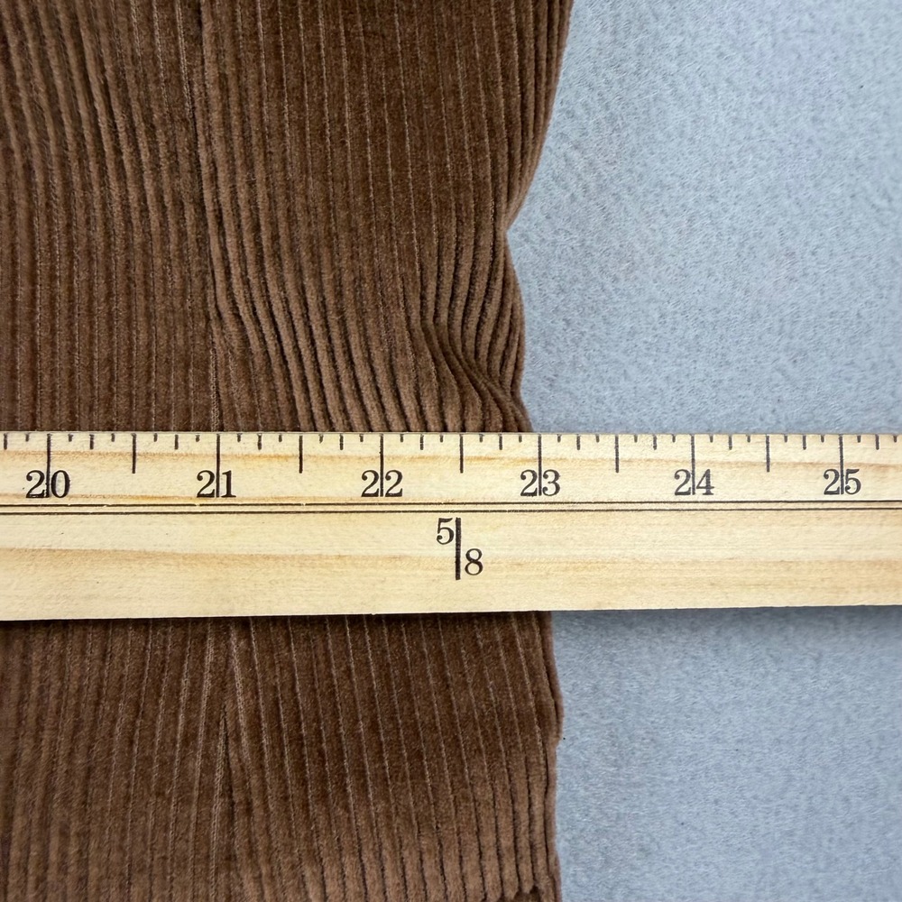 Lauren Ralph Lauren Mens 44R Brown Corduroy Blazer Paisley Lined Leather Buttons - Picture 14 of 16